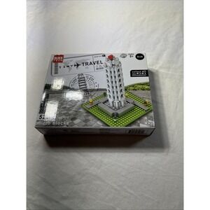 Block Tech Leaning Tower Of Pisa 521 Pc Puzzle, Brand New-Sealed Box!